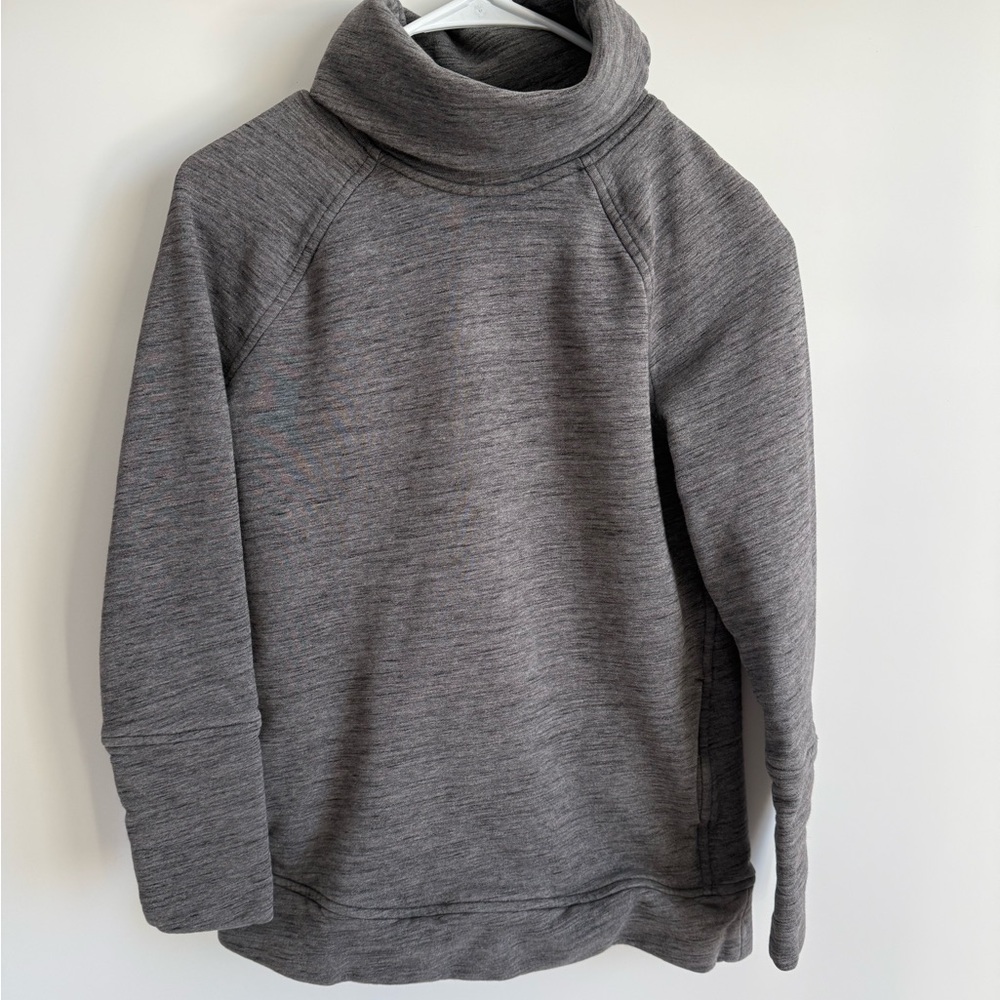 Lululemon Heathered Core Dark Grey To You Tunic, Size 4